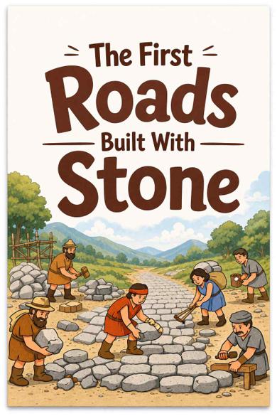 Cover of The First Roads Built With Stone