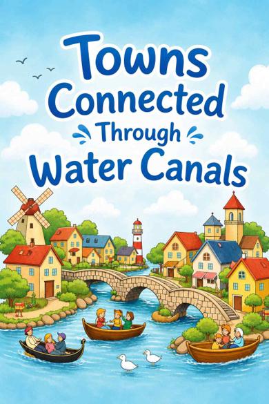 Cover of Towns Connected Through Water Canals