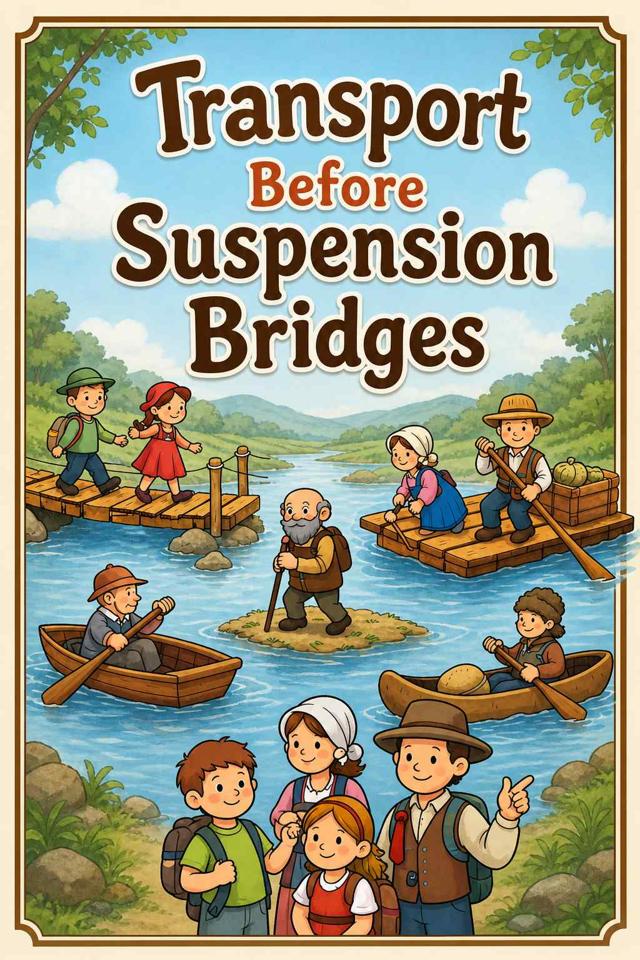 Front cover of Transport Before Suspension Bridges by Kidlet