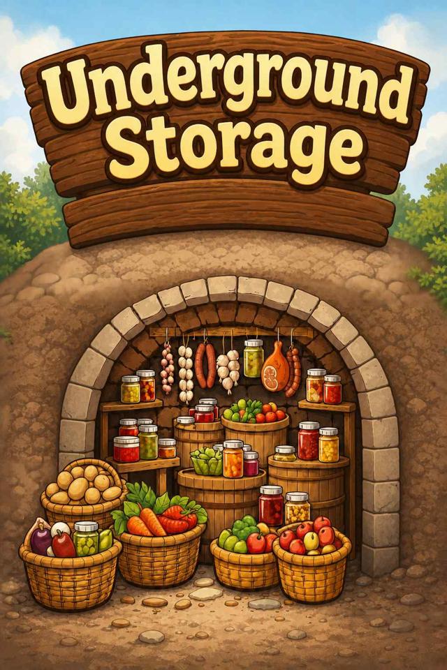 Front cover of Underground Storage Before Refrigeration by Kidlet