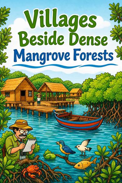 Cover of Villages Beside Dense Mangrove Forests