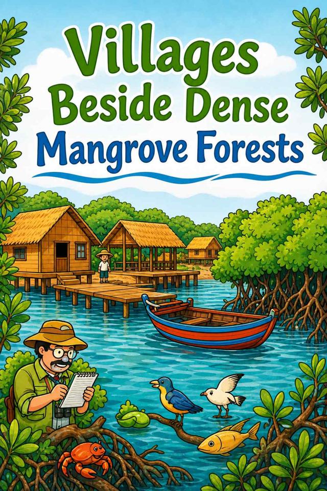 Front cover of Villages Beside Dense Mangrove Forests by Kidlet