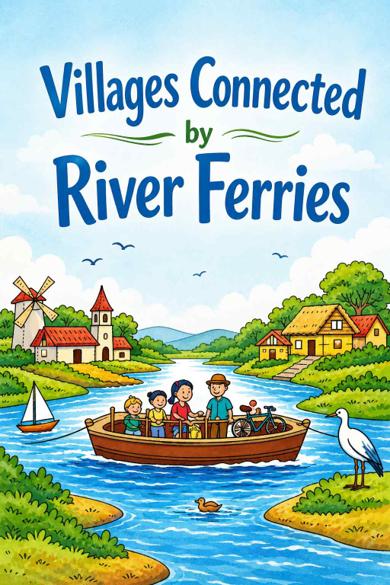 Cover of Villages Connected by River Ferries