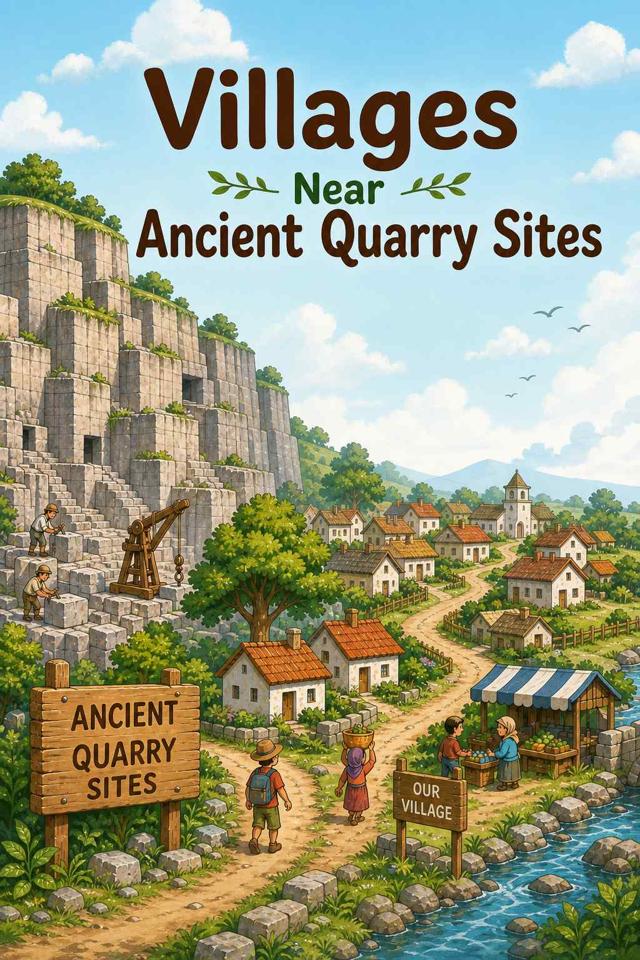 Front cover of Villages Near Ancient Quarry Sites by Kidlet