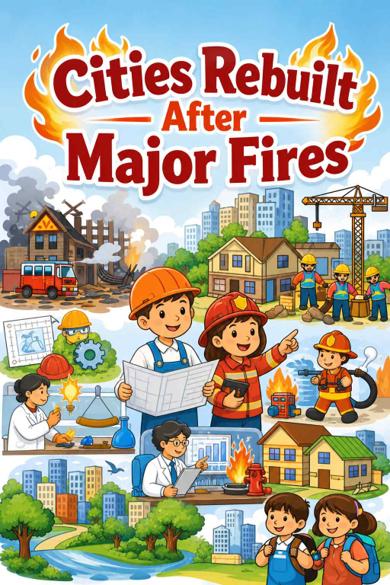 Cover of Cities Rebuilt After Major Fires
