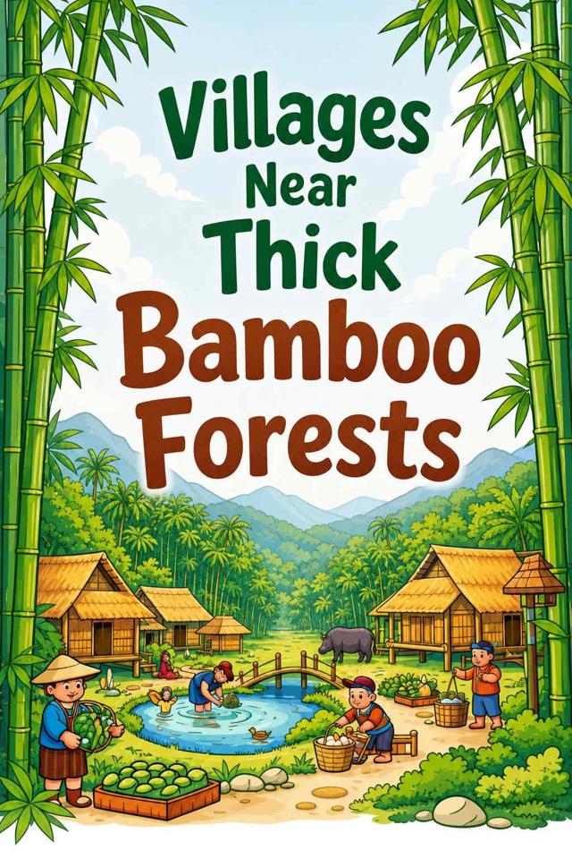 Front cover of Villages Near Thick Bamboo Forests by Kidlet