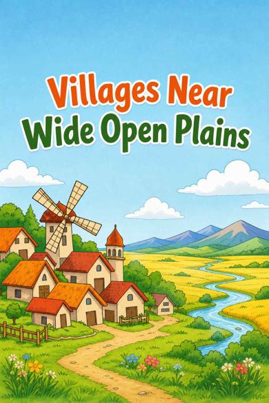 Cover of Villages Near Wide Open Plains