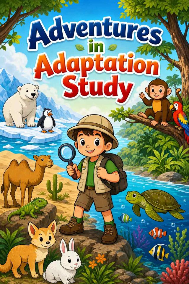 Front cover of Adventures in Adaptation Study by Kidlet