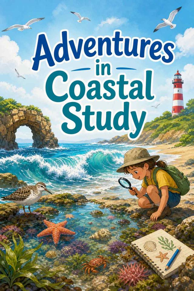 Front cover of Adventures in Coastal Study by Kidlet