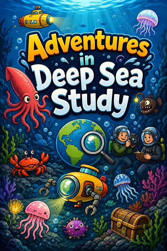 Front cover of Adventures in Deep Sea Study by Kidlet