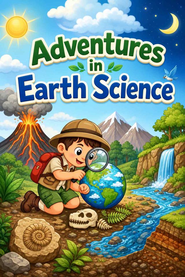 Front cover of Adventures in Earth Science by Kidlet