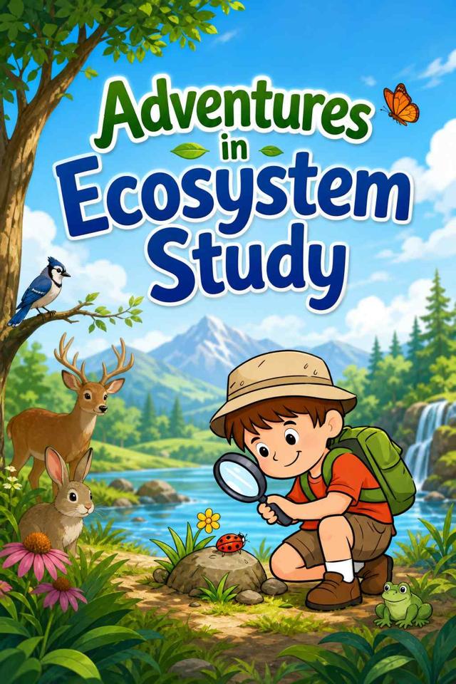 Front cover of Adventures in Ecosystem Study by Kidlet