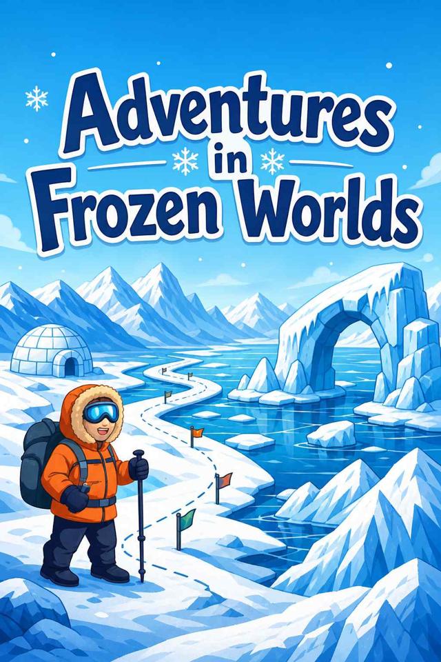 Front cover of Adventures in Frozen Worlds by Kidlet