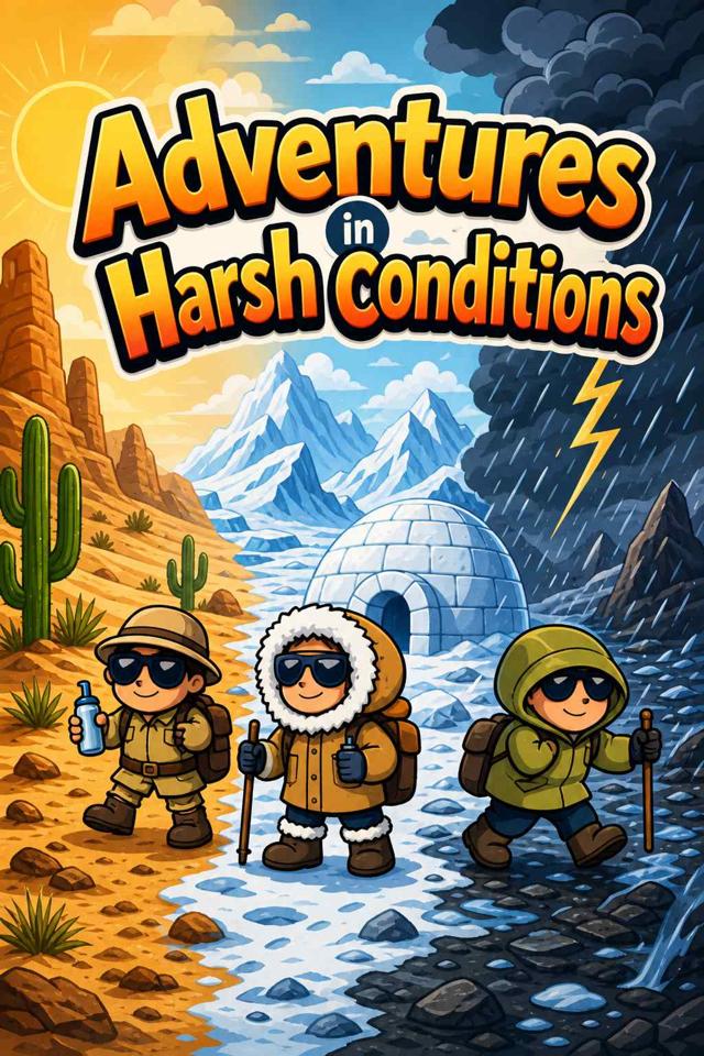 Front cover of Adventures in Harsh Conditions by Kidlet