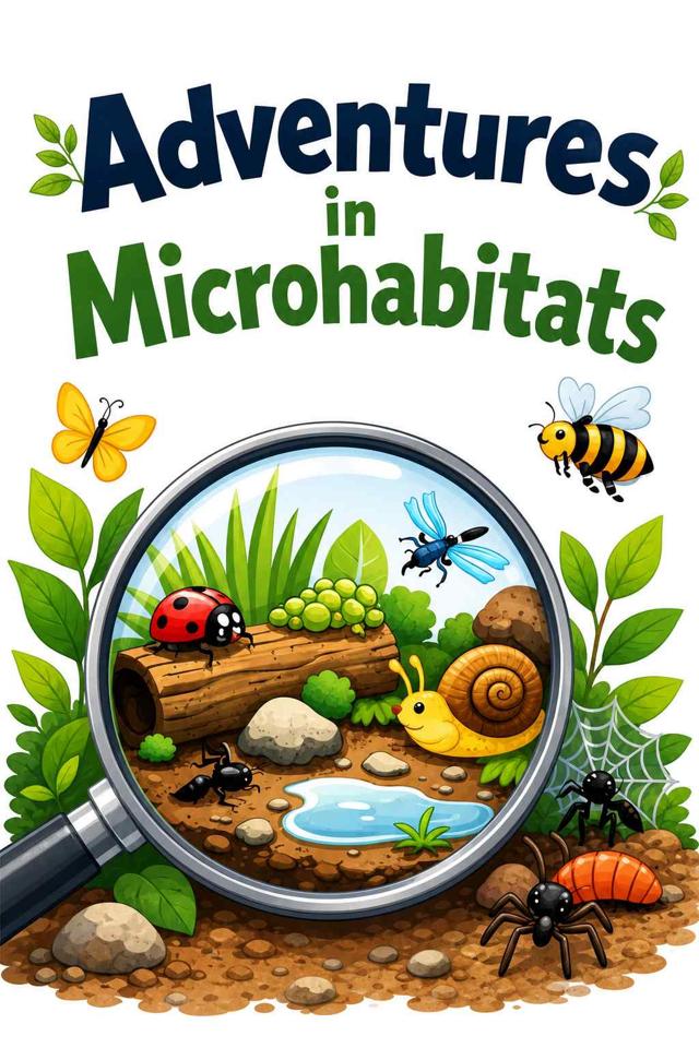Front cover of Adventures in Microhabitats by Kidlet