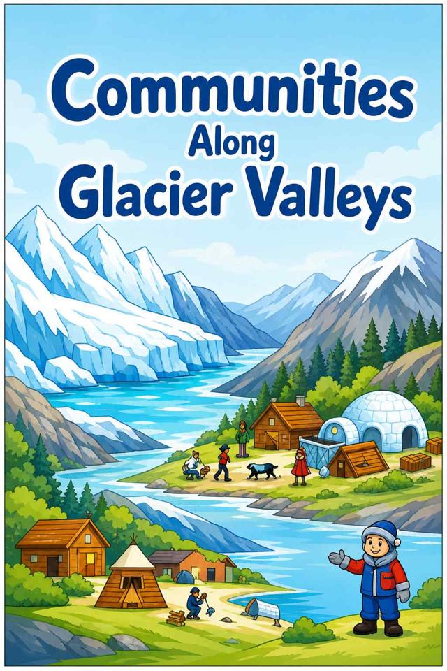 Front cover of Communities Along Glacier Valleys by Kidlet