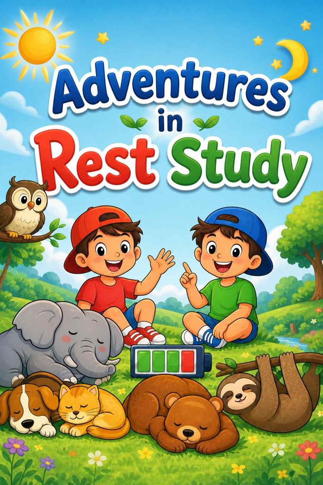 Front cover of Adventures in Rest Study by Kidlet