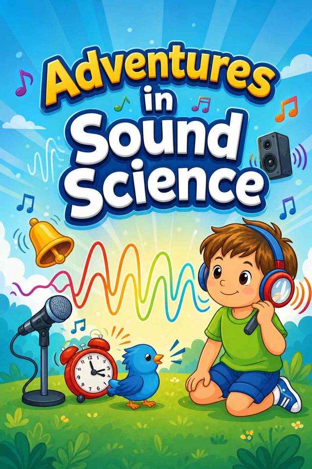 Front cover of Adventures in Sound Science by Kidlet