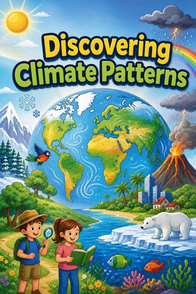 Front cover of Discovering Climate Patterns by Kidlet