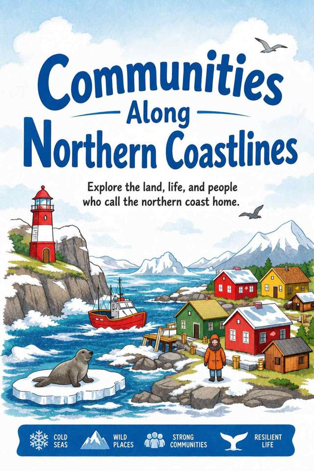 Front cover of Communities Along Northern Coastlines by Kidlet