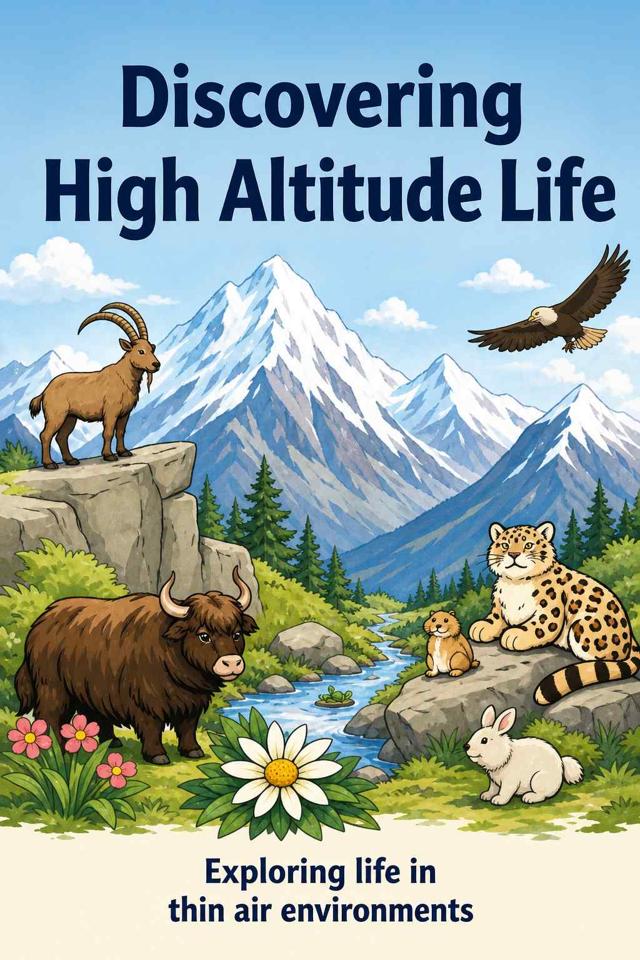 Front cover of Discovering High Altitude Life by Kidlet