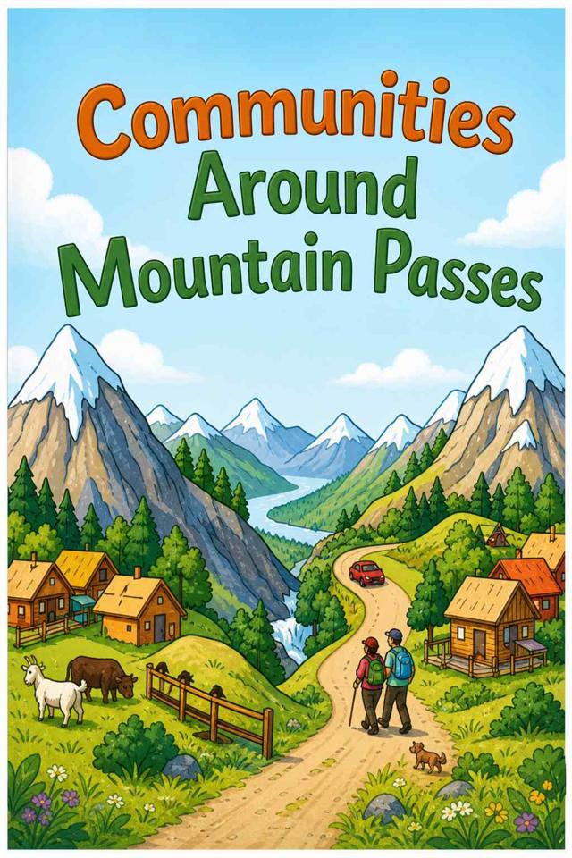 Front cover of Communities Around Mountain Passes by Kidlet