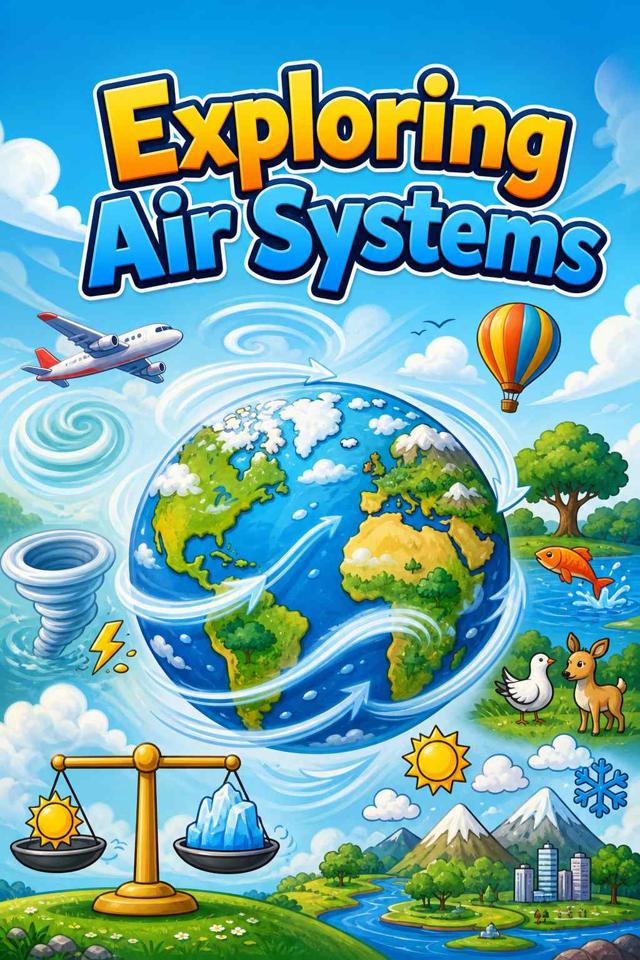 Front cover of Exploring Air Systems by Kidlet