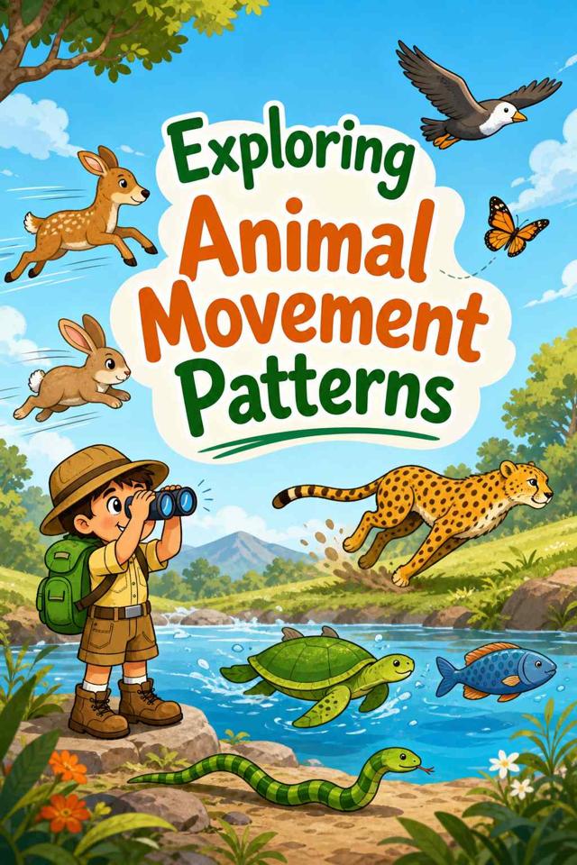 Front cover of Exploring Animal Movement Patterns by Kidlet