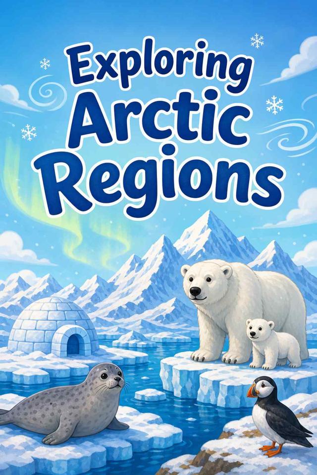Front cover of Exploring Arctic Regions by Kidlet
