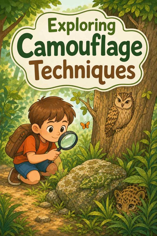 Front cover of Exploring Camouflage Techniques by Kidlet