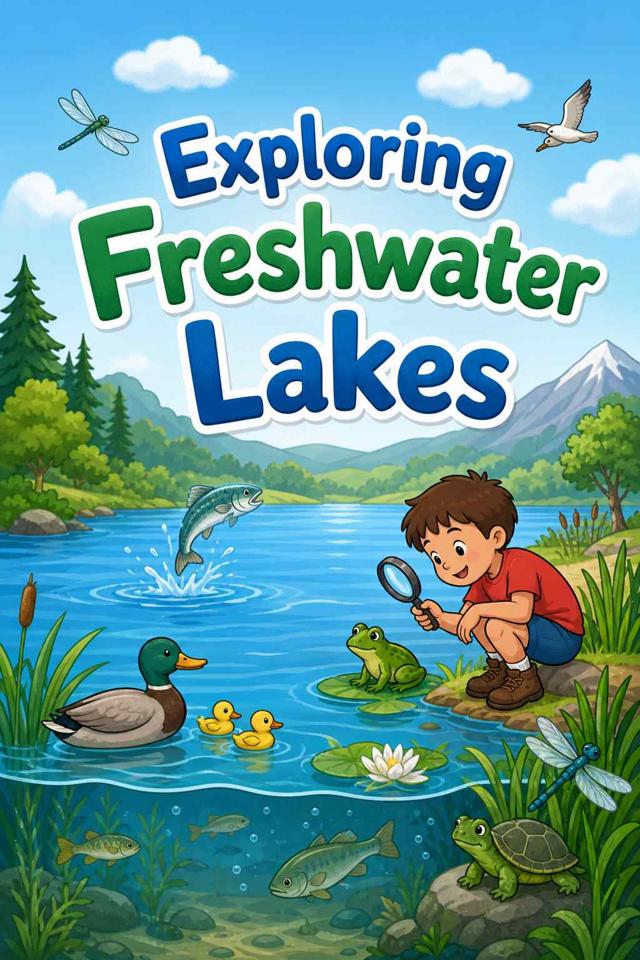 Front cover of Exploring Freshwater Lakes by Kidlet
