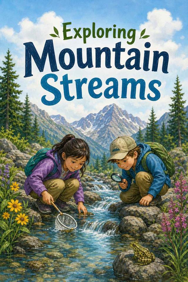 Front cover of Exploring Mountain Streams by Kidlet