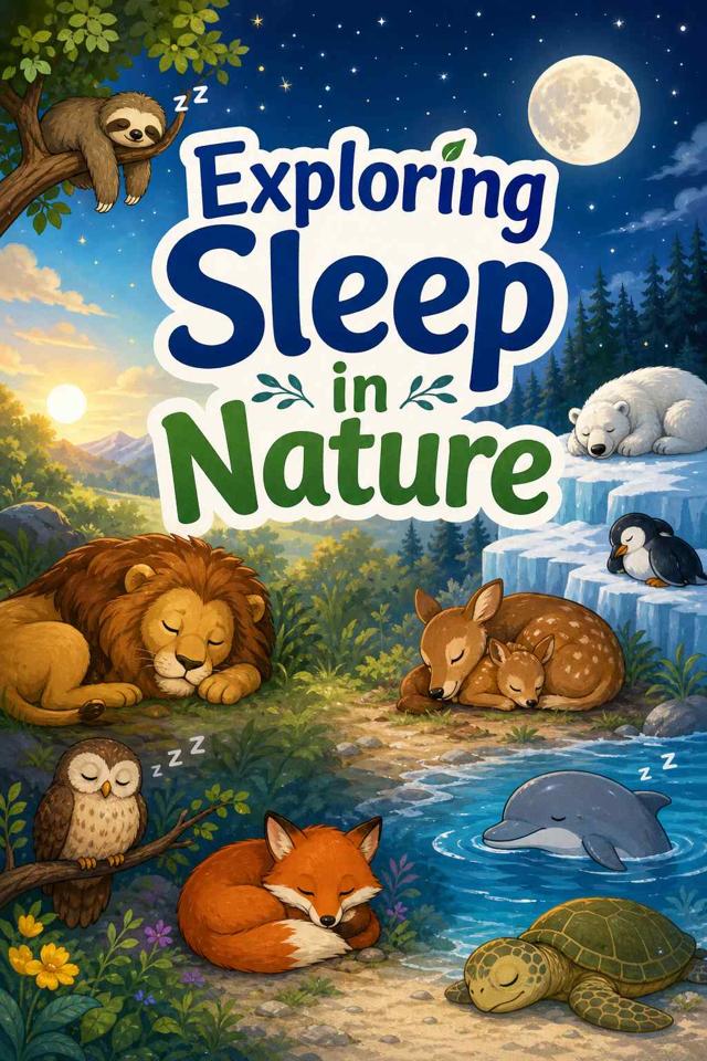 Front cover of Exploring Sleep in Nature by Kidlet