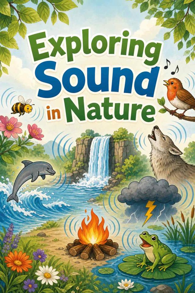 Front cover of Exploring Sound in Nature by Kidlet