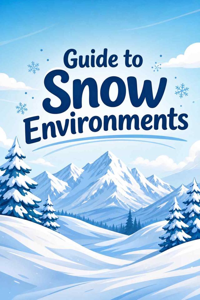 Front cover of Guide to Snow Environments by Kidlet
