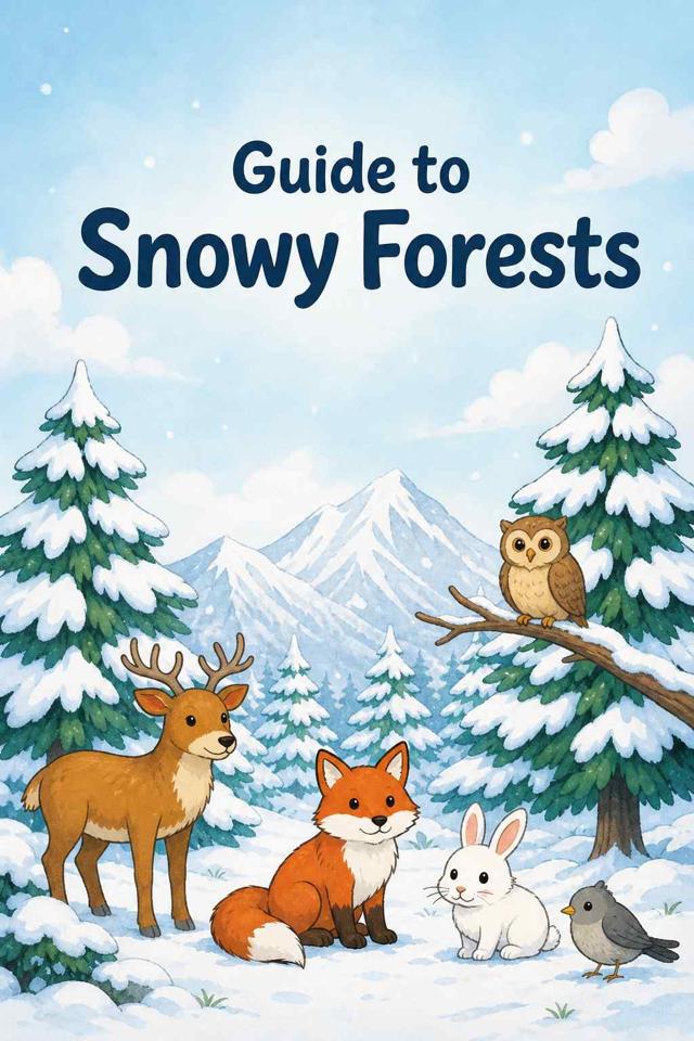 Front cover of Guide to Snowy Forests by Kidlet