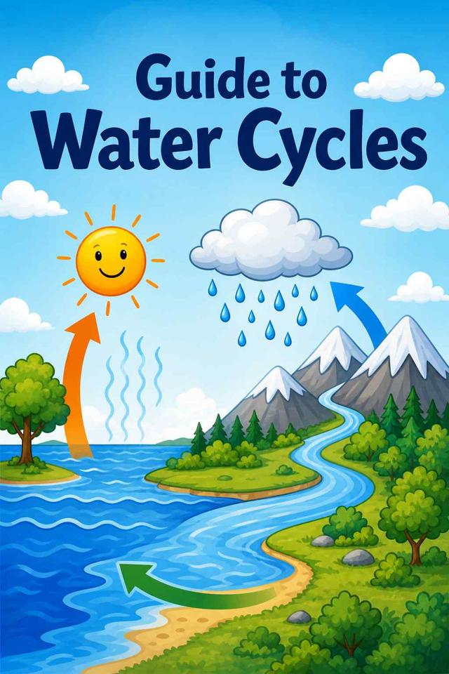 Front cover of Guide to Water Cycles by Kidlet