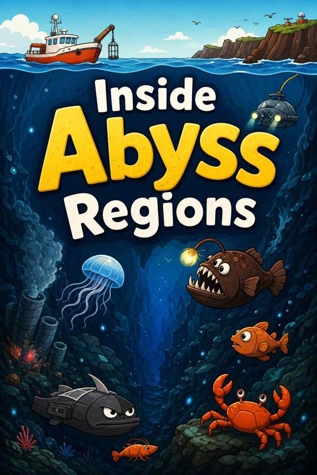 Front cover of Inside Abyss Regions by Kidlet