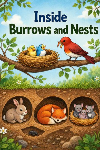 Cover of Inside Burrows and Nests