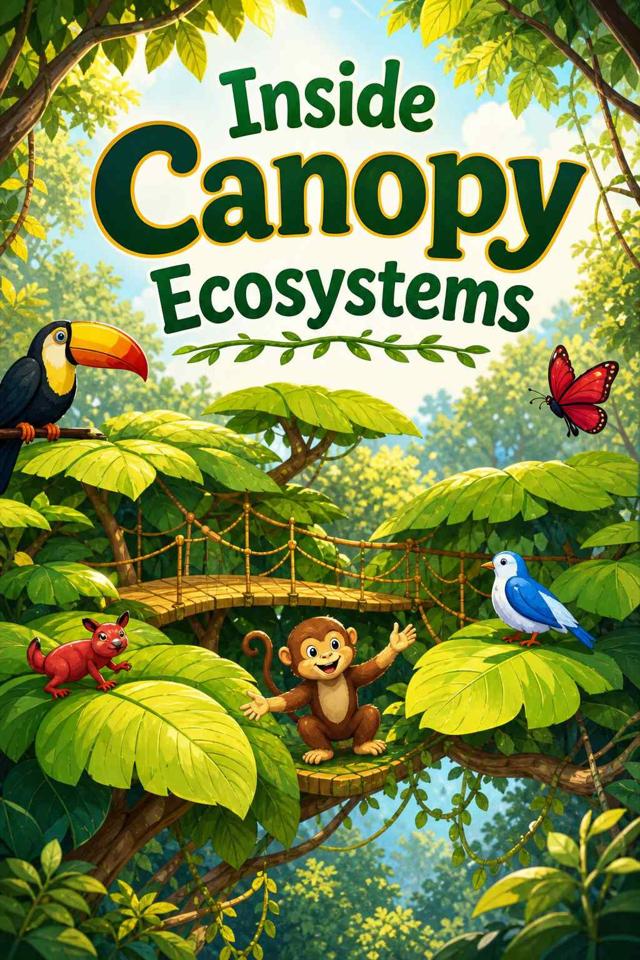Front cover of Inside Canopy Ecosystems by Kidlet