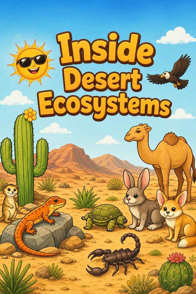Front cover of Inside Desert Ecosystems by Kidlet