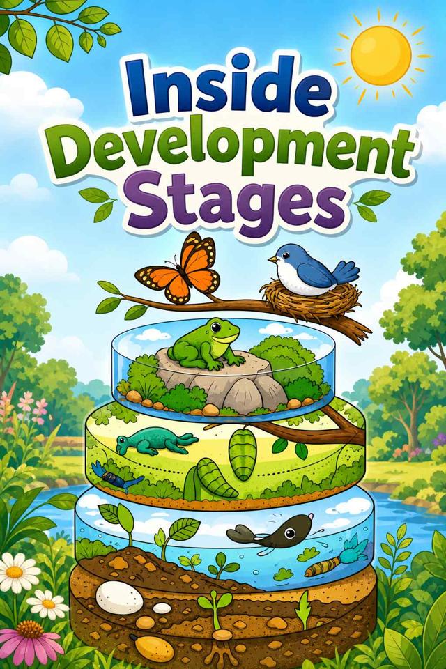 Front cover of Inside Development Stages by Kidlet