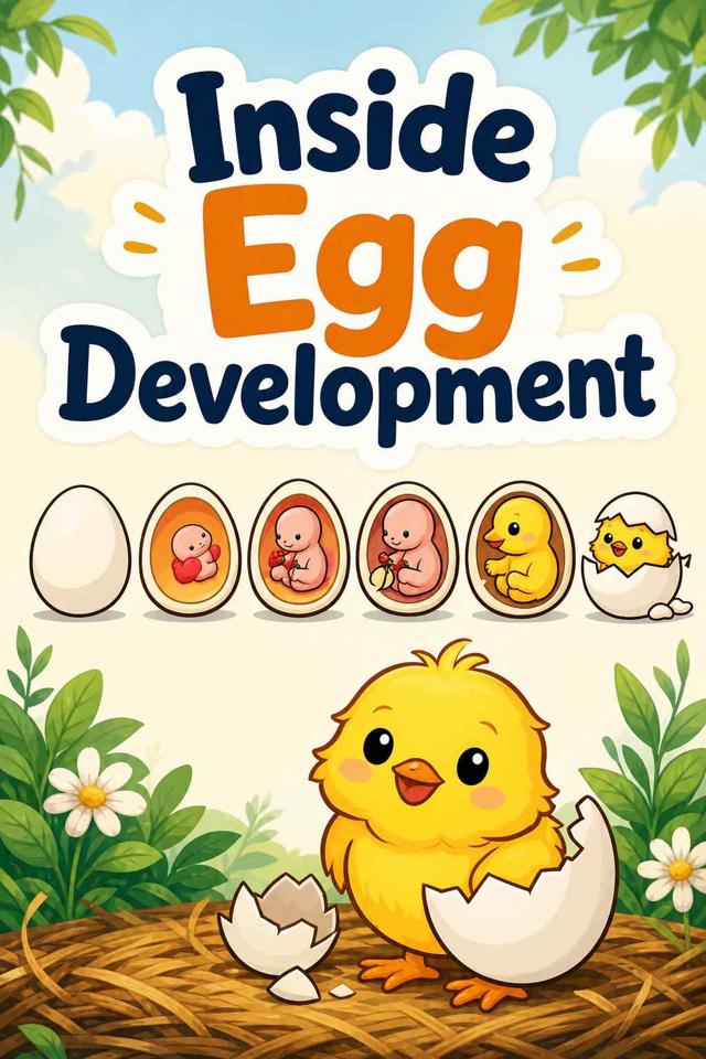 Front cover of Inside Egg Development by Kidlet