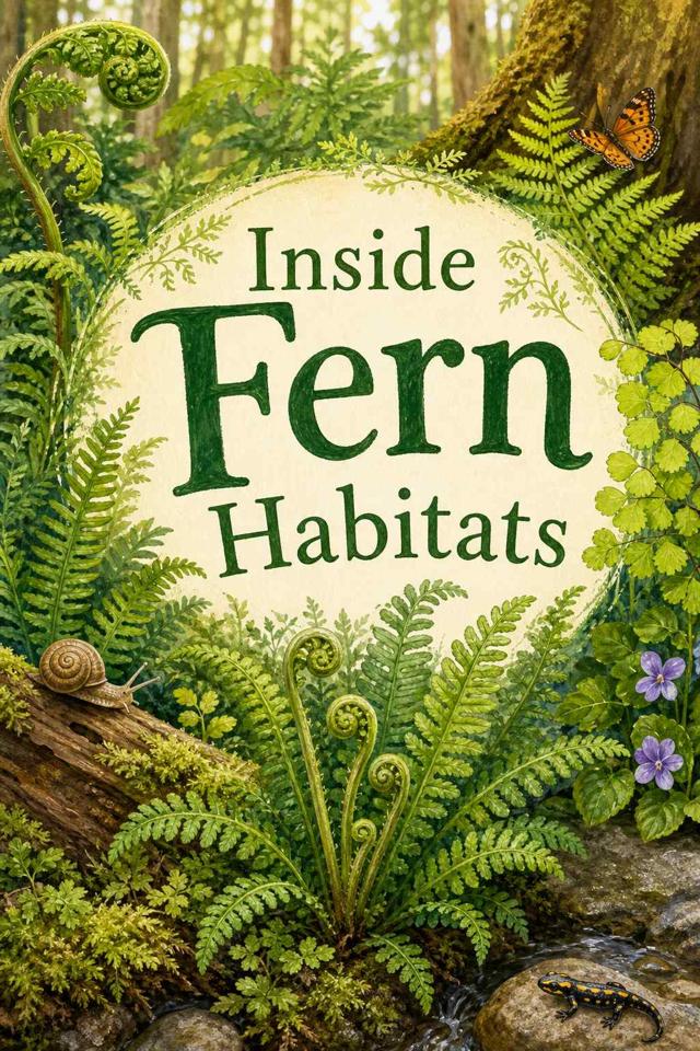 Front cover of Inside Fern Habitats by Kidlet