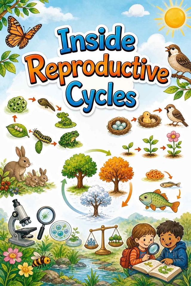 Front cover of Inside Reproductive Cycles by Kidlet