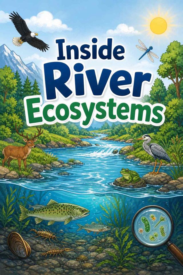 Front cover of Inside River Ecosystems by Kidlet