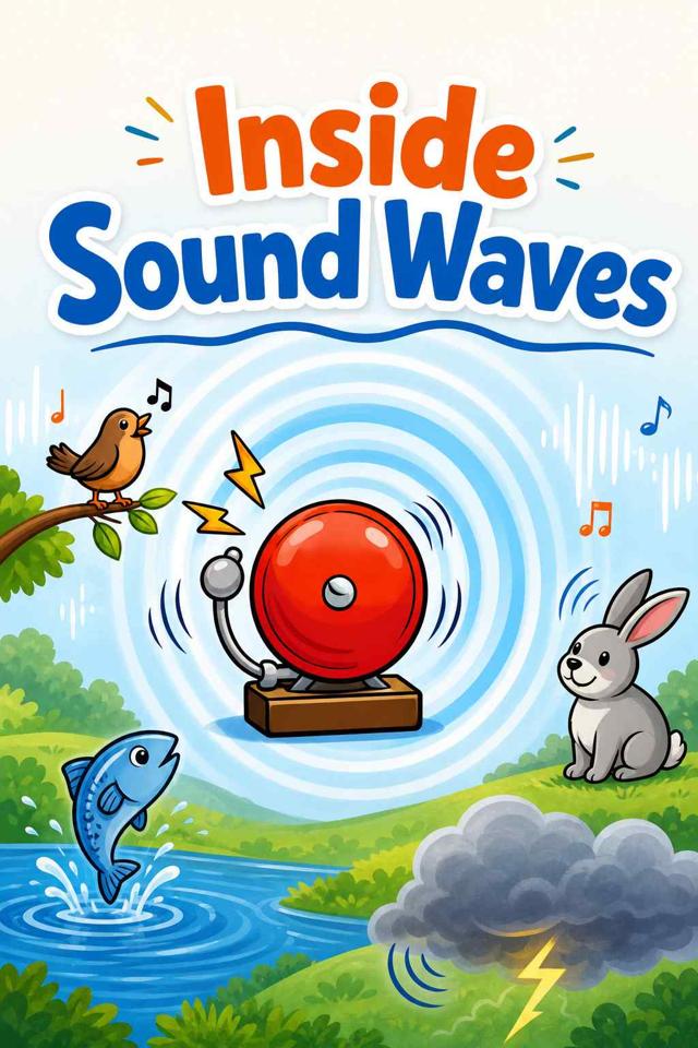 Front cover of Inside Sound Waves by Kidlet