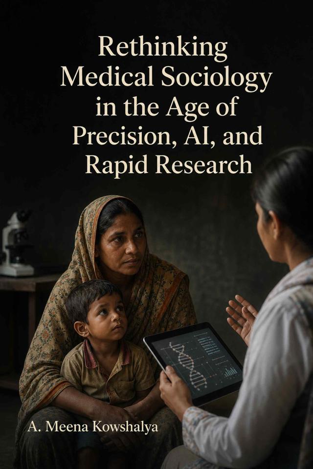 Front cover of Rethinking Medical Sociology in the Age of Precision, AI, and Rapid Research by A. Meena Kowshalya