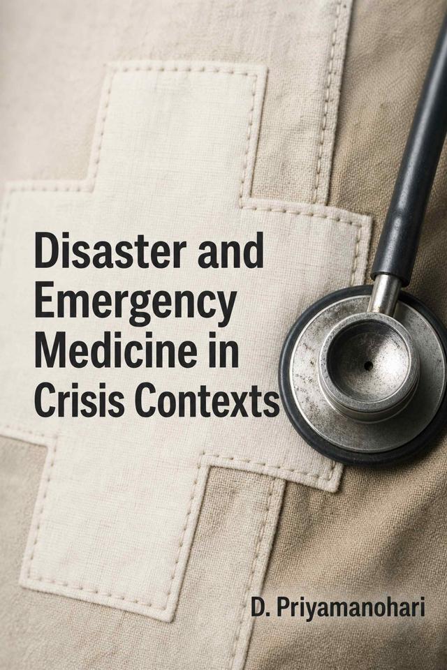 Front cover of Disaster and Emergency Medicine in Crisis Contexts by D. Priyamanohari