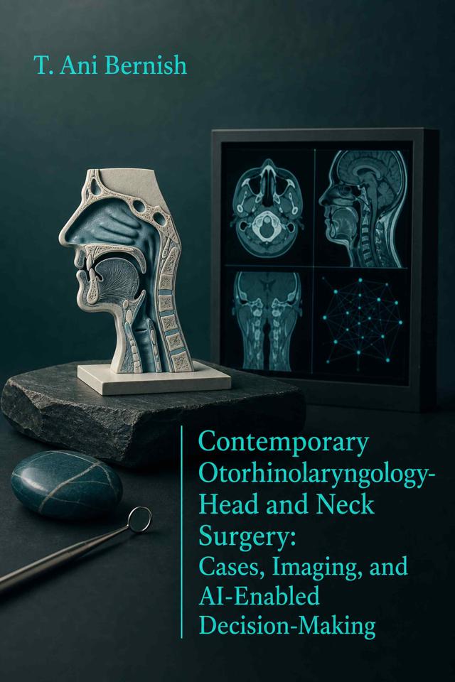 Front cover of Contemporary Otorhinolaryngology-Head and Neck Surgery: Cases, Imaging, and AI-Enabled Decision-Making by T. Ani Bernish